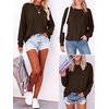 image:imageANRABESS Long Sleeve T Shirts for Women Oversized TopsBrown