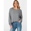 image:imageANRABESS Long Sleeve T Shirts for Women Oversized TopsGrey