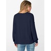 image:imageANRABESS Long Sleeve T Shirts for Women Oversized TopsNavy Blue