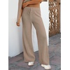 image:imageANRABESS Lounge Sets for Women 2 Piece Waffle Knit Sweater Set Fall OutfitsKhaki