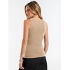 image:imageANRABESS Summer Sleeveless Sweaters for Women Fitted Tank TopsCamel