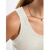 image:imageANRABESS Summer Sleeveless Sweaters for Women Fitted Tank TopsCream White