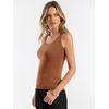 image:imageANRABESS Summer Sleeveless Sweaters for Women Fitted Tank TopsDark Caramel