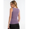 image:imageANRABESS Summer Sleeveless Sweaters for Women Fitted Tank TopsGrey Purple