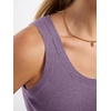 image:imageANRABESS Summer Sleeveless Sweaters for Women Fitted Tank TopsGrey Purple