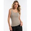 image:imageANRABESS Summer Sleeveless Sweaters for Women Fitted Tank TopsLight Camel