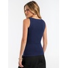 image:imageANRABESS Summer Sleeveless Sweaters for Women Fitted Tank TopsNavy Blue
