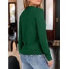 image:imageANRABESS Sweaters for Women Lightweight Loose Fit V Neck Fall OutfitsForest Green
