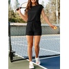 image:imageANRABESS Two Piece Sets for Women 2026 Summer Short Lounge SetBlack
