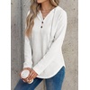 image:imageANRABESS Waffle Knit Hoodies for Women Lightweight SweatshirtWhite