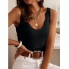image:imageANRABESS Women Summer Sleeveless Sweaters Scoop Neck Tank TopsBlack