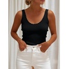 image:imageANRABESS Women Summer Sleeveless Sweaters Scoop Neck Tank TopsBlack