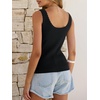 image:imageANRABESS Women Summer Sleeveless Sweaters Scoop Neck Tank TopsBlack