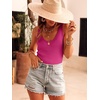 image:imageANRABESS Women Summer Sleeveless Sweaters Scoop Neck Tank TopsHot Pink