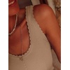 image:imageANRABESS Women Summer Sleeveless Sweaters Scoop Neck Tank TopsTan