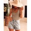 image:imageANRABESS Women Summer Sleeveless Sweaters Scoop Neck Tank TopsTan