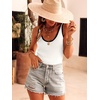 image:imageANRABESS Women Summer Sleeveless Sweaters Scoop Neck Tank TopsWhite Black