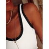 image:imageANRABESS Women Summer Sleeveless Sweaters Scoop Neck Tank TopsWhite Black