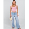 image:imageANRABESS Womens Cropped Tank Tops Scoop Neck Top Ribbed CamiPink