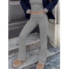 image:imageANRABESS Womens Fleece Lined 2 Piece Matching Lounge SetGrey