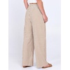image:imageANRABESS Womens Striped Gingham Wide Leg Palazzo Pants with PocketsLight Brown White Stripe