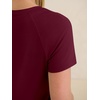 image:imageANRABESS Womens Tops Short Sleeve Summer T Shirts Basic TeeBurgundy