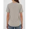 image:imageANRABESS Womens Waffle Knit Henley Top Short Sleeve ShirtsGrey