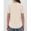 image:imageANRABESS Womens Waffle Knit Henley Top Short Sleeve ShirtsParchment