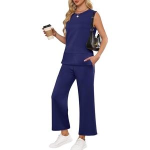 image:imageANRABESS 2 Piece Sets for Women Travel Airport OutfitsNavy