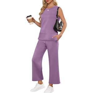 image:imageANRABESS 2 Piece Sets for Women Travel Airport OutfitsPurple