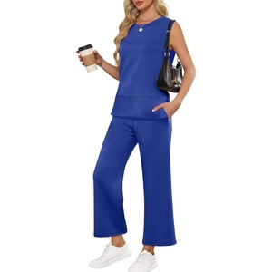 image:imageANRABESS 2 Piece Sets for Women Travel Airport OutfitsRoyal Blue