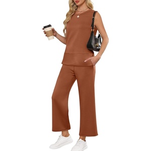 image:imageANRABESS 2 Piece Sets for Women Travel Airport OutfitsRust