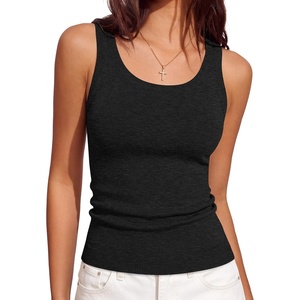 image:imageANRABESS Summer Sleeveless Sweaters for Women Fitted Tank TopsBlack