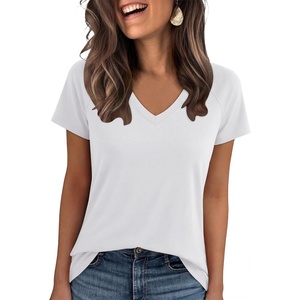 image:imageANRABESS Womens Tops Short Sleeve Summer T Shirts Basic TeeWhite