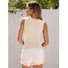 image:imageANRABESS High Neck Tank Tops for Women Summer SleevelessApricot