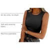 image:imageANRABESS High Neck Tank Tops for Women Summer SleevelessBlack