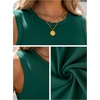 image:imageANRABESS High Neck Tank Tops for Women Summer SleevelessForest