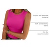 image:imageANRABESS High Neck Tank Tops for Women Summer SleevelessHot Pink