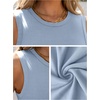 image:imageANRABESS High Neck Tank Tops for Women Summer SleevelessLight Blue