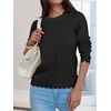 image:imageANRABESS Sweaters for Women Fall Loose Fit LightweightBlack