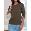 image:imageANRABESS Sweaters for Women Fall Loose Fit LightweightBrown