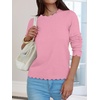 image:imageANRABESS Sweaters for Women Fall Loose Fit LightweightCoral Pink