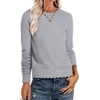 image:imageANRABESS Sweaters for Women Fall Loose Fit LightweightGrey
