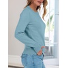 image:imageANRABESS Sweaters for Women Fall Loose Fit LightweightLight Blue