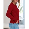 image:imageANRABESS Sweaters for Women Fall Loose Fit LightweightRed
