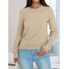 image:imageANRABESS Sweaters for Women Fall Loose Fit LightweightTan