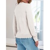 image:imageANRABESS Sweaters for Women Fall Loose Fit LightweightWhite