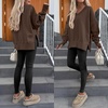 image:imageANRABESS Sweatshirt for Women Fall Oversized Fleece PulloverCoffee