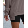 image:imageANRABESS Sweatshirt for Women VNeck Oversized Fall OutfitsLight Brown