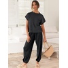 image:imageANRABESS Two Piece Sets for Women Lounge Airport OutfitsBlack